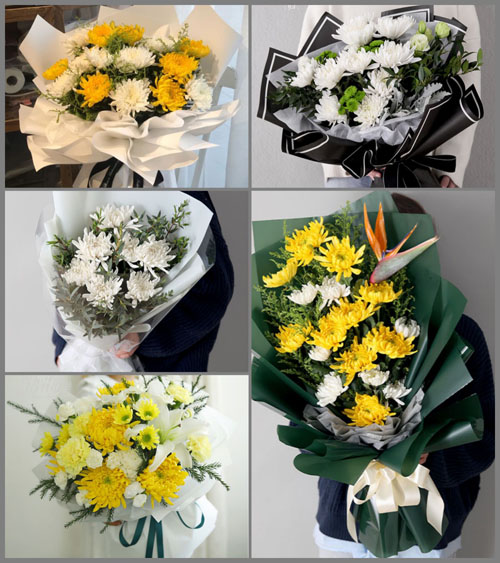 贵州铜仁市松桃县大坪场镇地耶河村白事花束代送